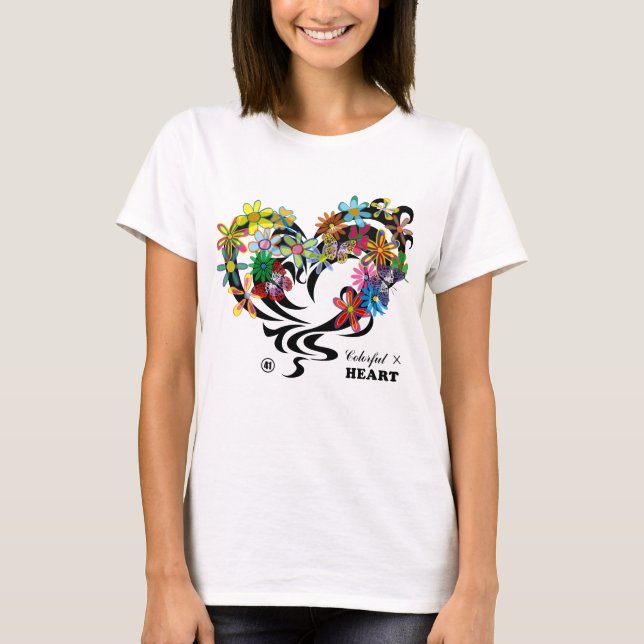 Camiseta Colorful×HEART (Anverso)