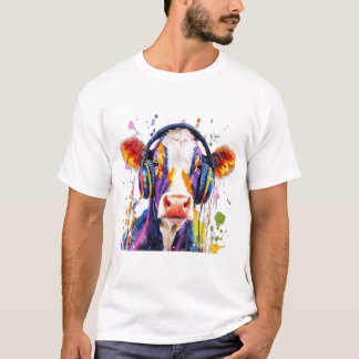 Camiseta Colorful Highland Cow