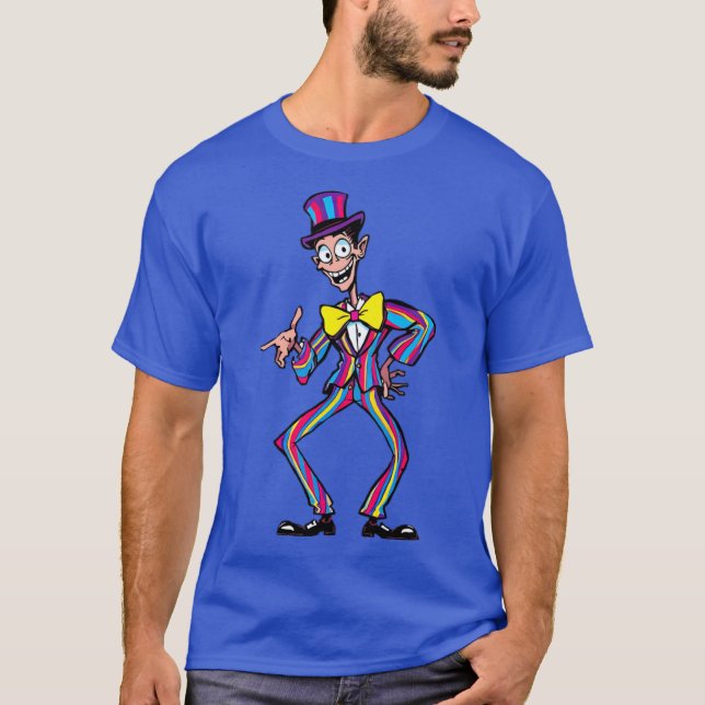 Camiseta Colorful Madness Eccentric Cartoon Character 2 fun (Anverso)