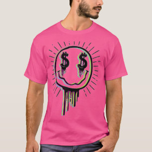 CAMISETA COLORFUL MONEY MELTING HAPPY FACE 