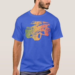 Camiseta Colorful Monster Truck Art