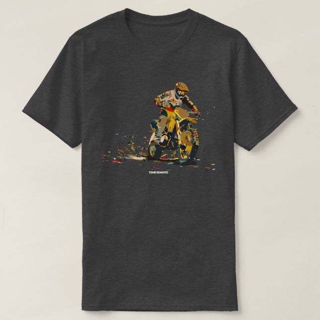 Camiseta Colorful Motorcycle Dirt Bike Rider T-Shirt (Diseño del anverso)