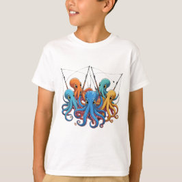 Camiseta Colorful Octopus Kids Tee