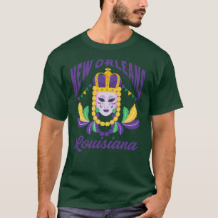 Camiseta Colorful of New Orleans Purple Text