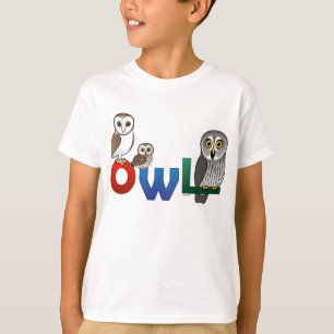Camiseta Colorful Owl