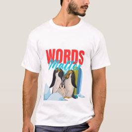 Camiseta Colorful Penguin Family Love