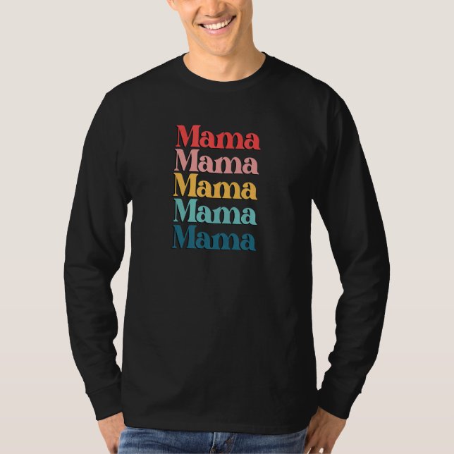 Camiseta Colorful Retro Mama (Anverso)