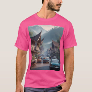 Camiseta Colorful Ro de arte de Padang Panjang Ai Chill 197