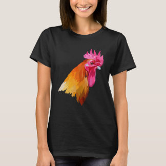 Camiseta Colorful Rooster Graphic