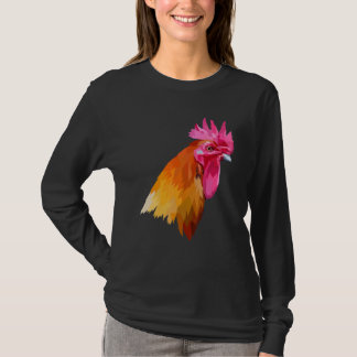 Camiseta Colorful Rooster Graphic