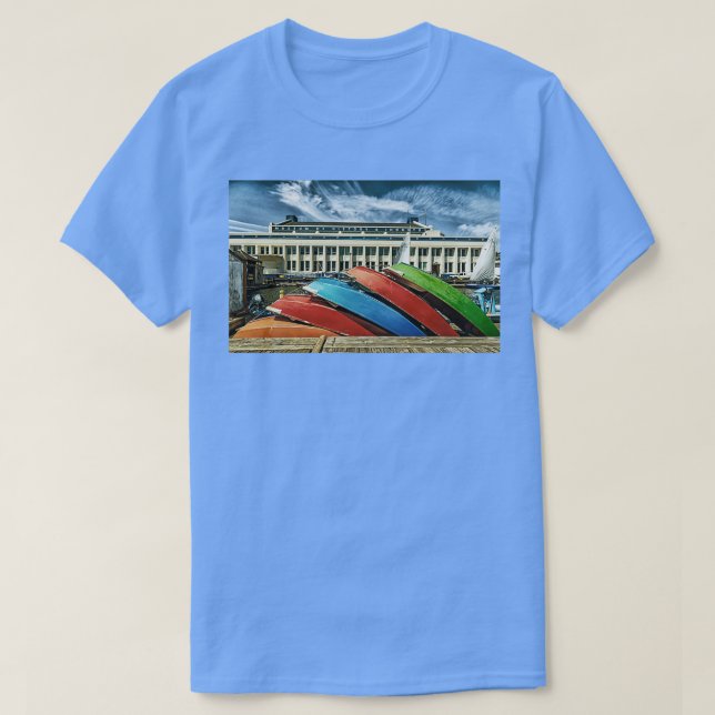 Camiseta Colorful Rowboats (Diseño del anverso)