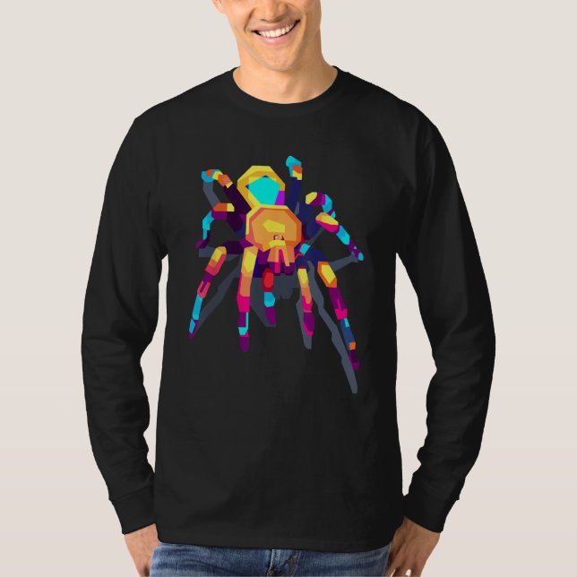 Camiseta Colorful Spiders Animal Arachnid Tarantula Spider (Anverso)