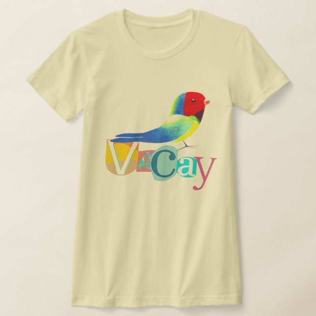 Camiseta Colorful Unique Retro Vacay Mode (Distribución)