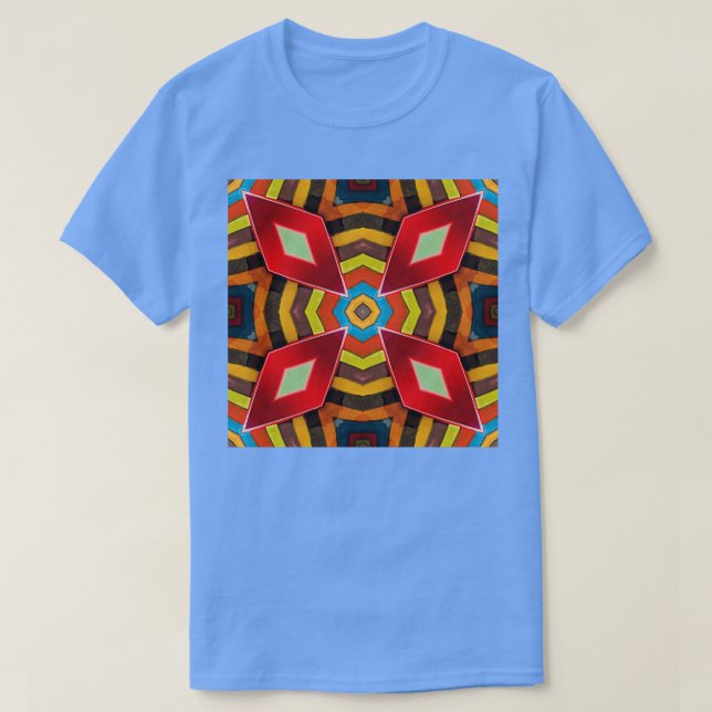 Camiseta Colorful Vase Abstract Geometrical Pattern (Diseño del anverso)