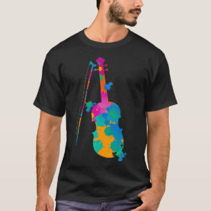 Camiseta Colorful Violin 