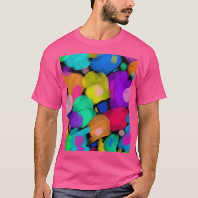 Camiseta Colorful watercolor print (Anverso)