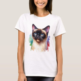 Camiseta Colorfully Confident Siamese
