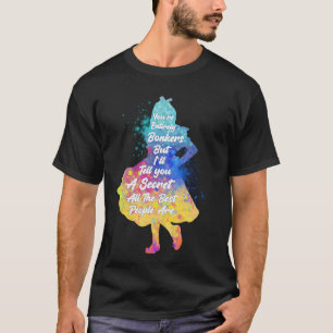 Camiseta Colorida acuarela Alicia En El País De Las Maravil