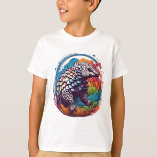 Camiseta Colorida acuarela de Pangolin