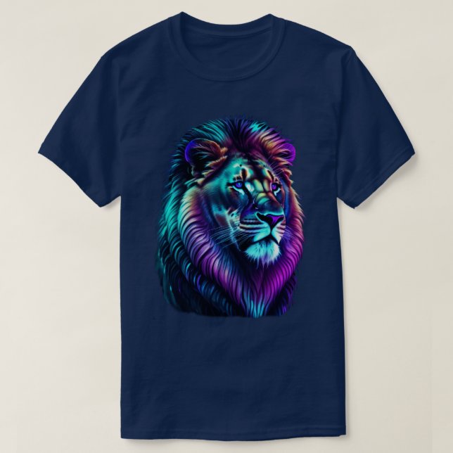 Camiseta Colorida acuarela Lino brillante (Diseño del anverso)