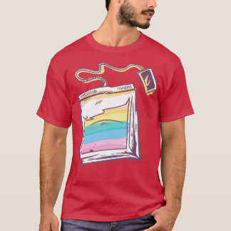 CAMISETA COLORIDA BOLSA DE TÉ