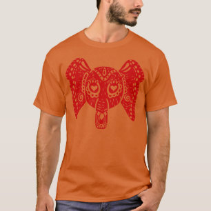 Camiseta Colorida cabeza del elefante de Alebrije