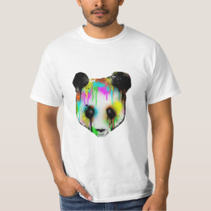 Camiseta Colorida cara de panda