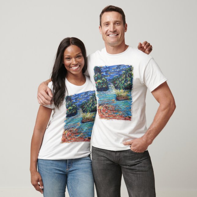 Camiseta Colorida cascada (Unisexo)