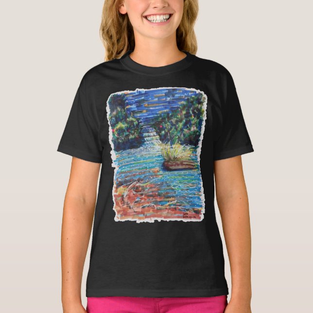 Camiseta Colorida cascada (Anverso)