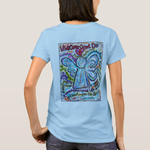 Camiseta colorida de ángel de cáncer (Imprimir e