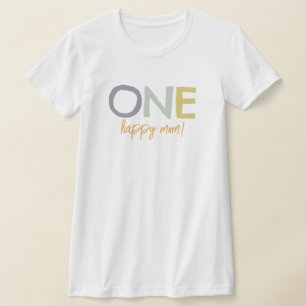 Camiseta Colorida de Cumpleaños de Mamá Feliz