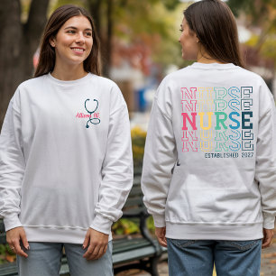 Camiseta Colorida de Enfermera – Camisa de Enferme