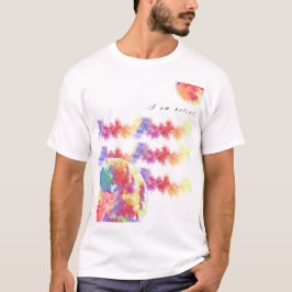 Camiseta colorida de Holi Splatter para hombres