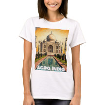 Camiseta colorida de la India