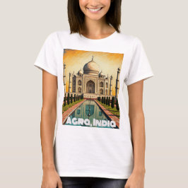 Camiseta colorida de la India