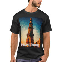 Camiseta colorida de la India