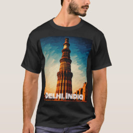 Camiseta colorida de la India