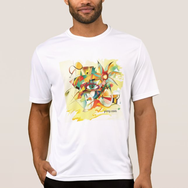 Camiseta colorida de los cambios (Anverso)