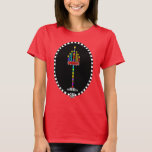 Camiseta colorida de Menorah<br><div class="desc">Esta luminosa y muy colorida menorah está lista para las celebraciones de Shabbat. ¡Shabbat Shalom! ~ karyn</div>