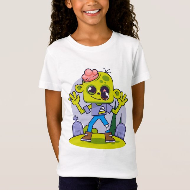 Camiseta colorida de Monstruo Personalizado - Dive (Anverso)