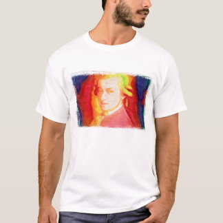 Camiseta colorida de Mozart