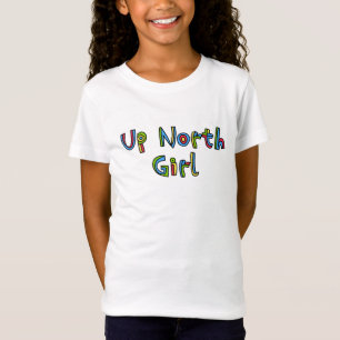 Camiseta colorida del Chica norte