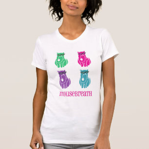 Camiseta colorida del gato -- MouseBreath
