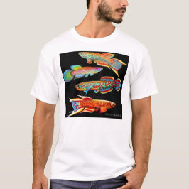 Camiseta colorida del Killifish
