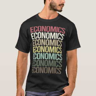 Camiseta Colorida economía del texto economista