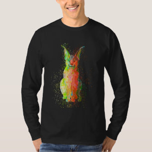 Camiseta Colorida Esplash de pintura Caracal