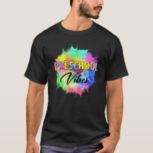 Camiseta Colorida Estudiante De Tomas De Preescolar De Vuel