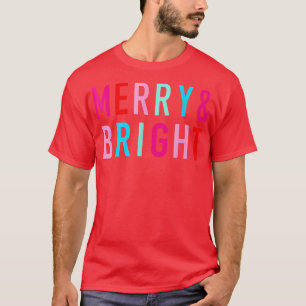 Camiseta Colorida Feliz Feliz Navidad A La Familia Brillant