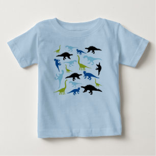 Camiseta colorida linda del bebé de los