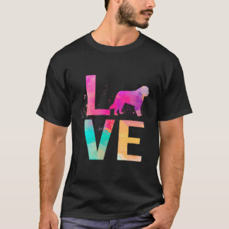 Camiseta Colorida madre de perro de Terranova obsequia a Te